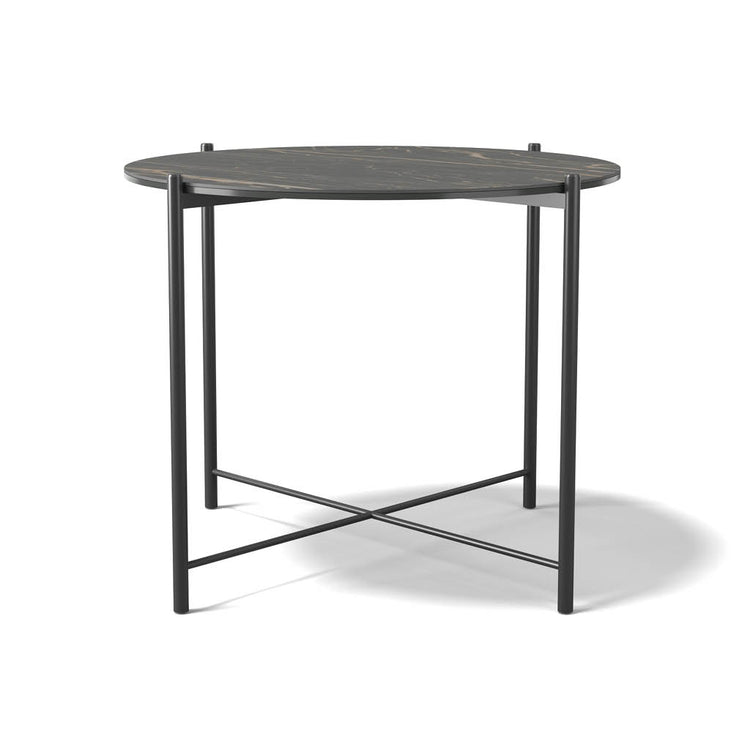 Lava coffee table Noir Désir ceramic