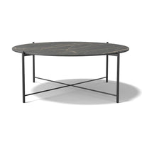 Lava coffee table Noir Désir ceramic
