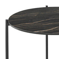 Lava coffee table top detail