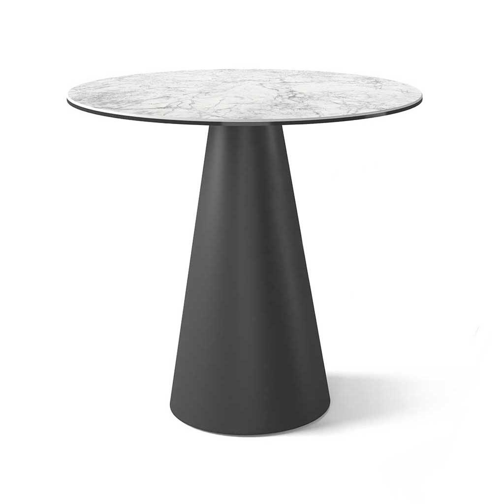 Notori coffee table white ceramic Ø 57 cm