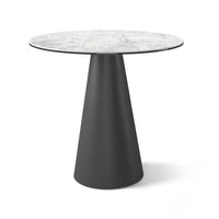 Notori coffee table white ceramic Ø 57 cm