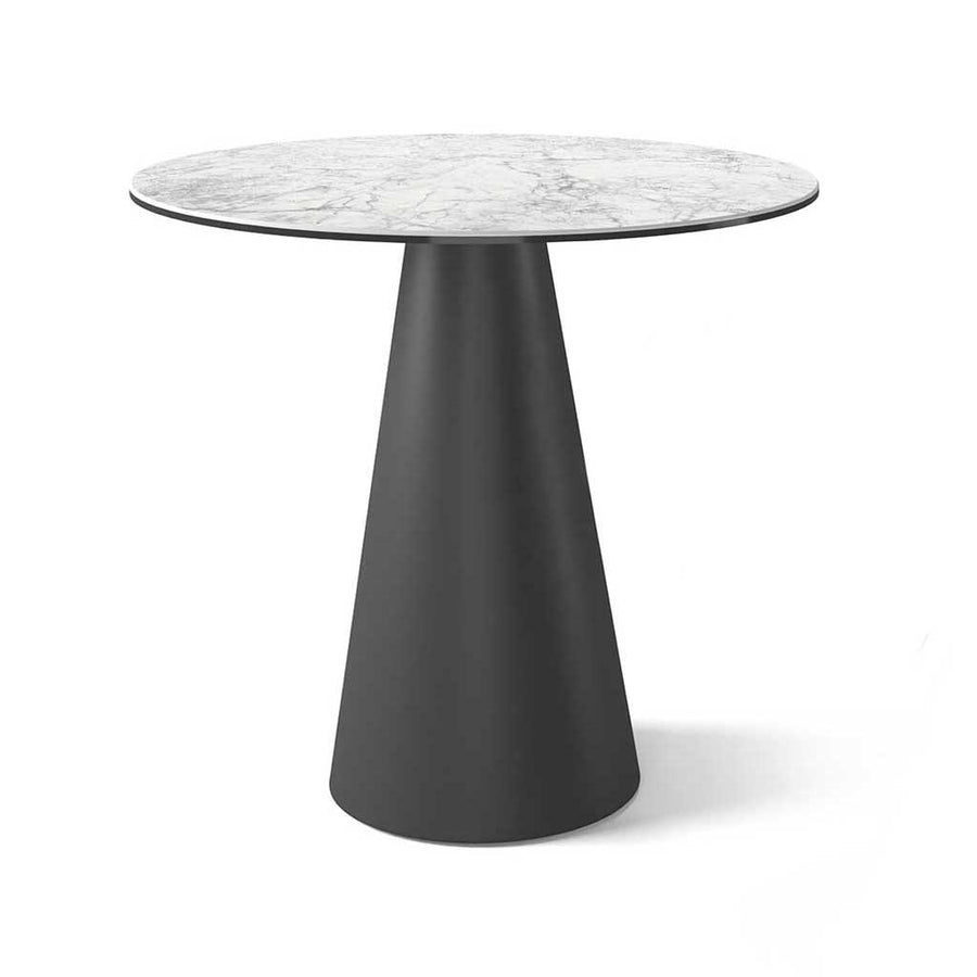 Notori coffee table white ceramic Ø 57 cm