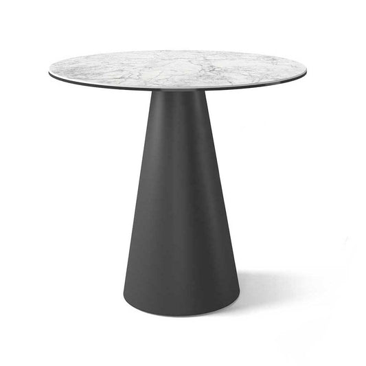 Notori coffee table white ceramic Ø 57 cm