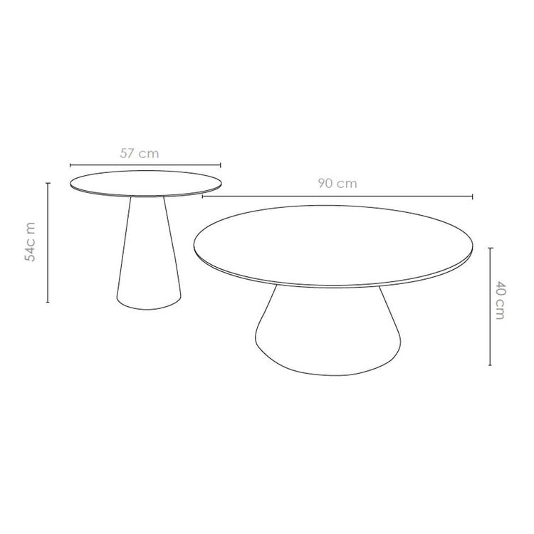 Notori coffee table technical features
