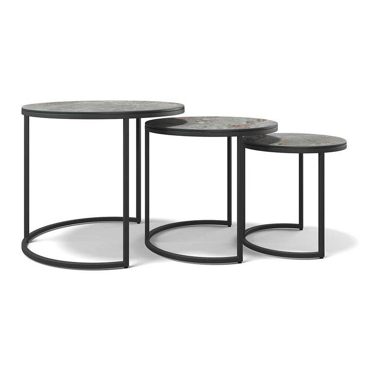 Senjo nesting set grey ceramic