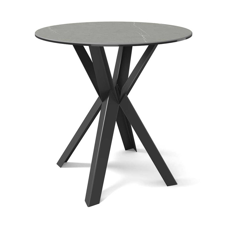 Usu coffee table grey ceramic Ø 57 cm