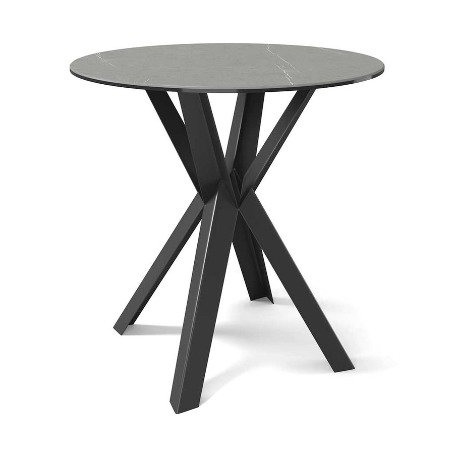 Usu coffee table grey ceramic Ø 57 cm