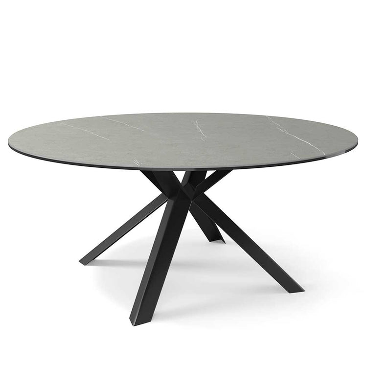 Usu coffee table grey ceramic Ø 90 cm