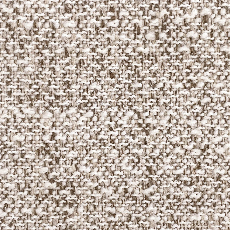 Chaise à manger Flavia - Oasis 91 Tissu Bisque et base pivotante noire - 62 x 69 x 91 cm