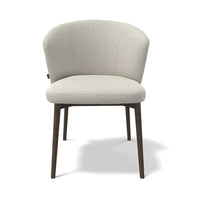 Dining Chair Harmony - Oasis 01 Fabric & Dark Wood Frame - 60 x 58 x 81 cm