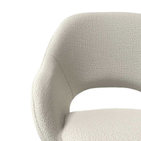 Messina dining chair natural Oasis fabric angle view