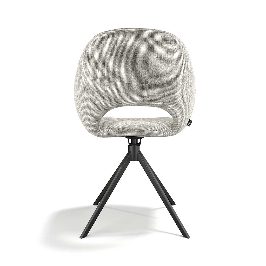 Messina dining chair natural Sneak fabric detail