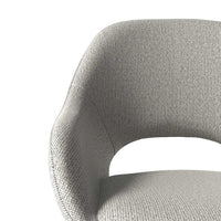 Messina dining chair natural Sneak fabric angle view