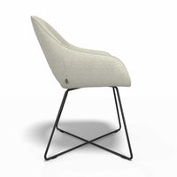 Milan dining chair Friday 111 fabric back view