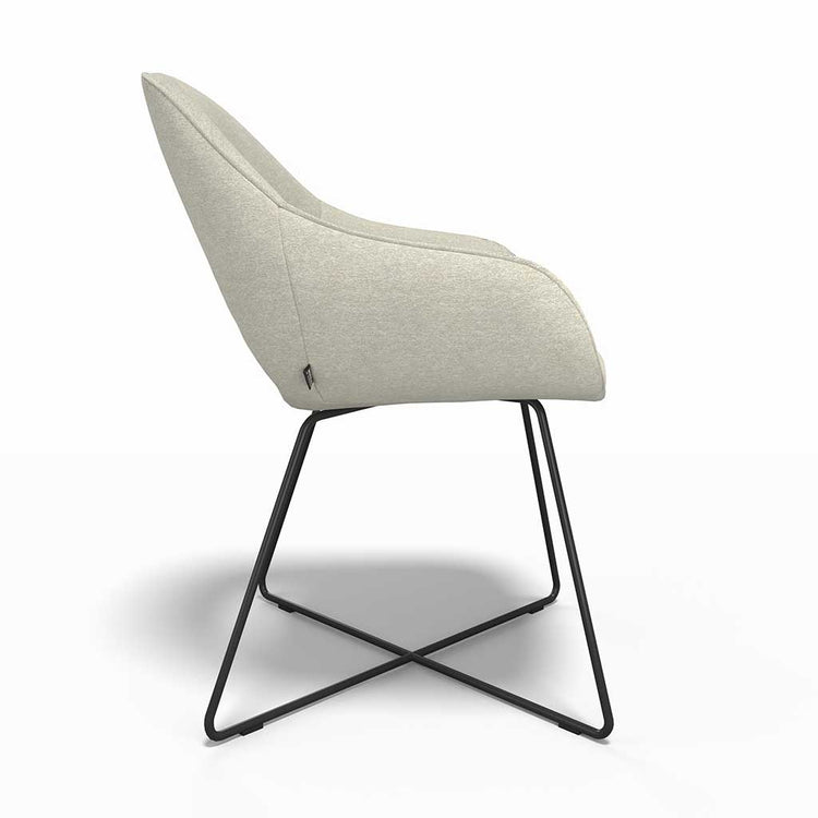 Milan dining chair Friday 111 fabric back view