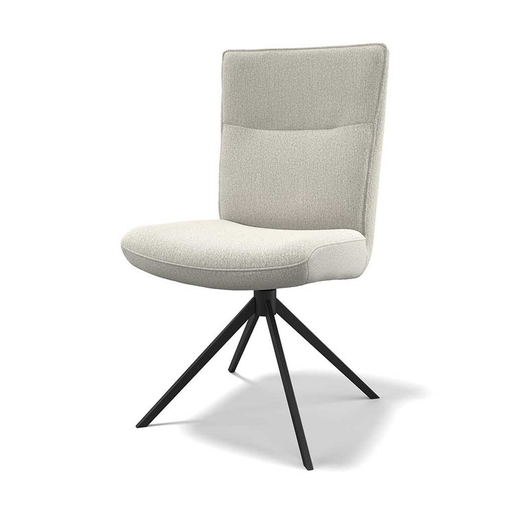Monroe De Luxe dining chair linen Sneak fabric back view