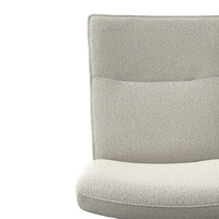 Monroe De Luxe dining chair linen Sneak fabric backrest detail