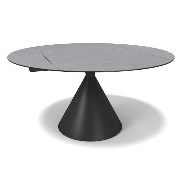 Cassan round dining table in grey MXC 122 ceramic
