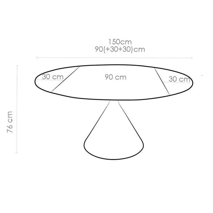 Cassan dining table features