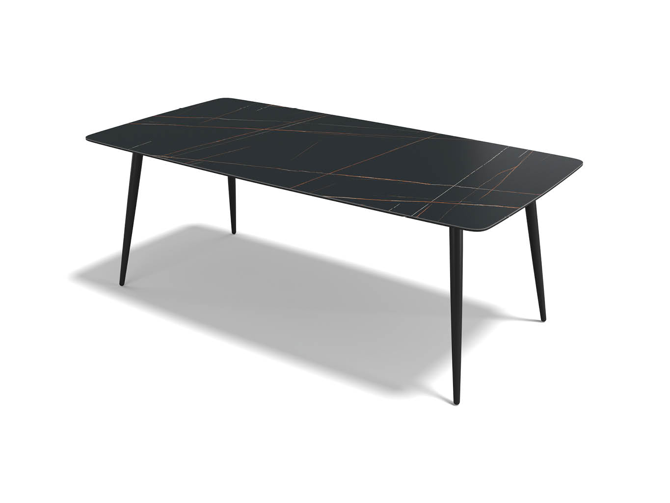 Classic dining table Nero Artistique ceramic 200 cm