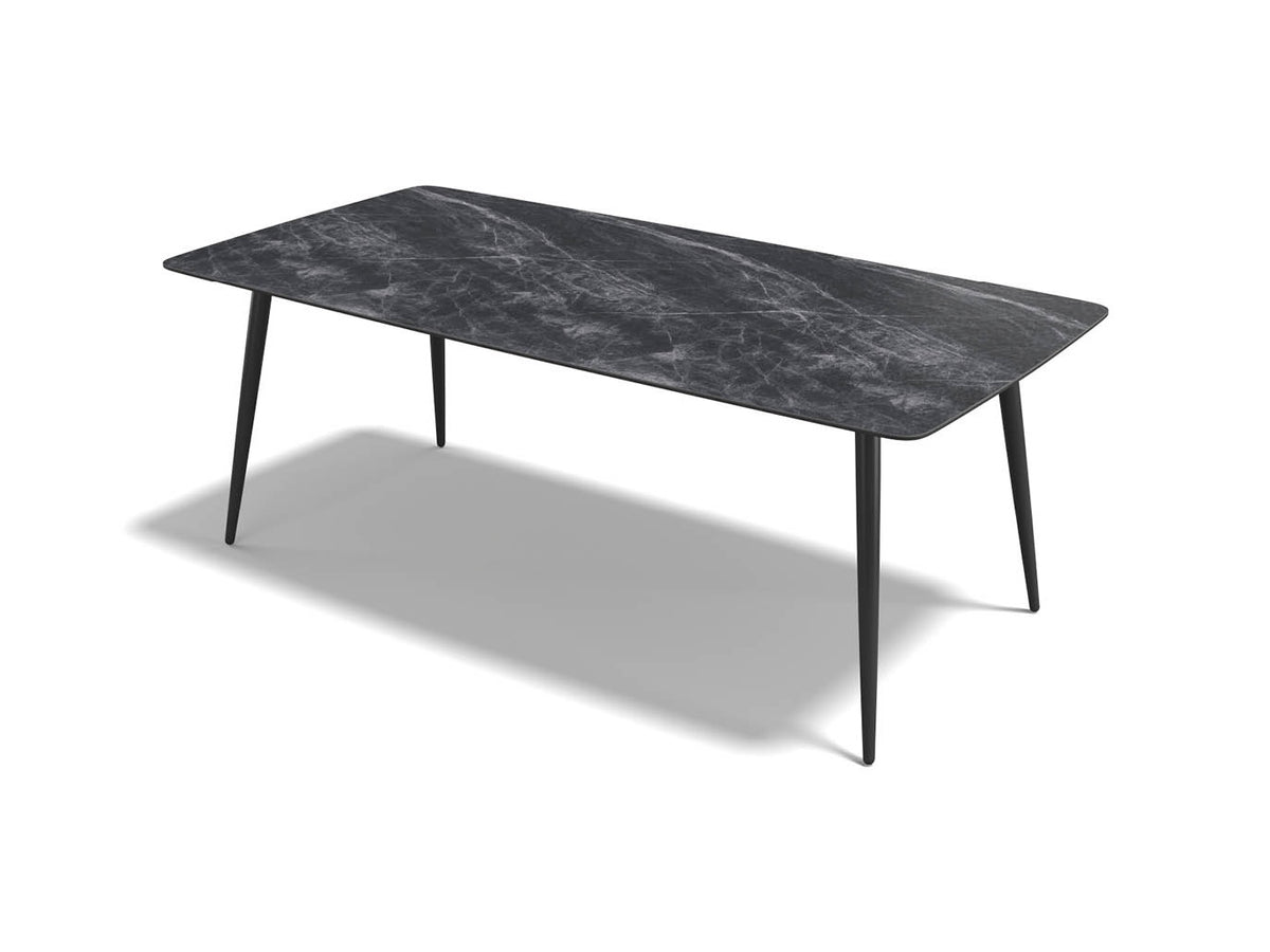 Classic dining table Jet Sequoia HPL 200 cm