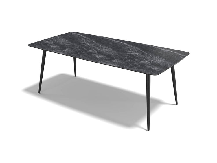 Classic dining table Jet Sequoia HPL 200 cm