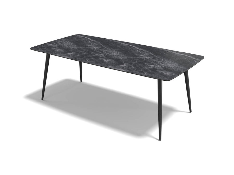 Classic dining table Jet Sequoia HPL 200 cm
