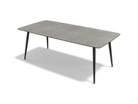 Classic dining table Silver Shalestone HPL 200 cm