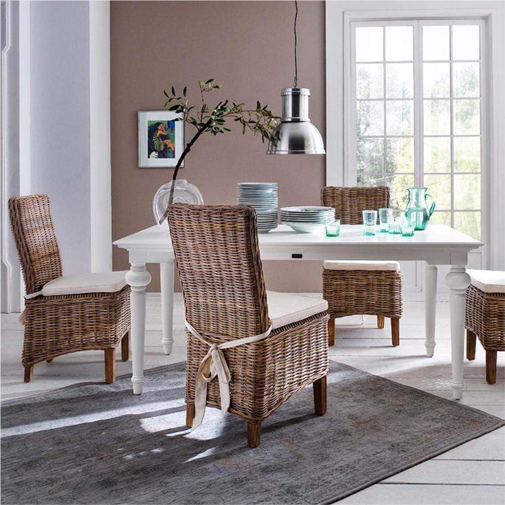 Morin Kubu Rattan Dining Chair | Marcottestyle