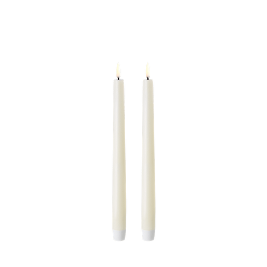 Classic Taper Candles W2,3 x H25 cm (2-pack) | Marcottestyle