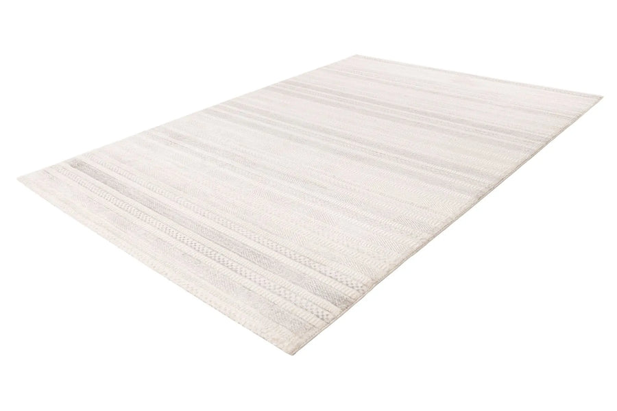 High-Pile Rug - Wexford Silver / Cream