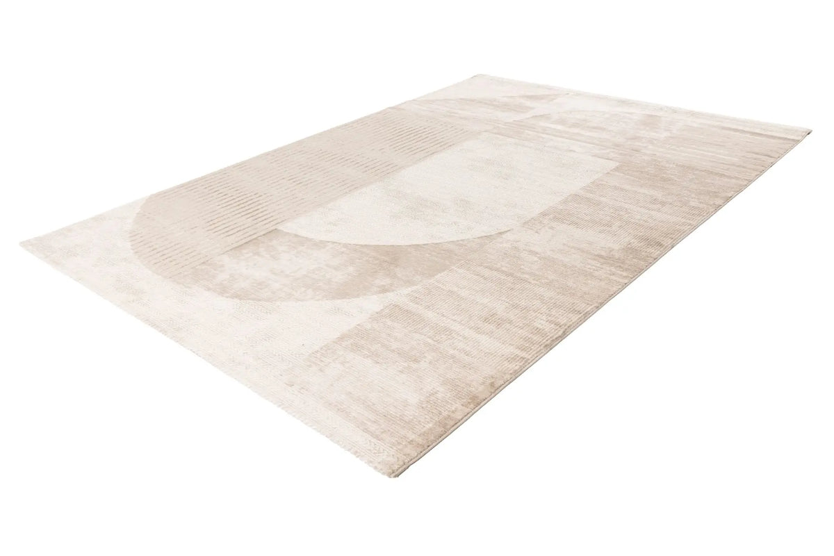 Hoogpolig tapijt - Wexford Beige / Cream Stripes