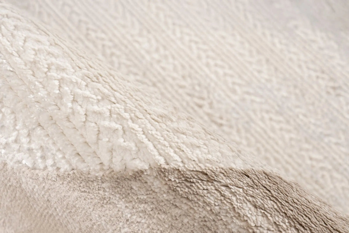 Hoogpolig tapijt - Wexford Beige / Cream Stripes