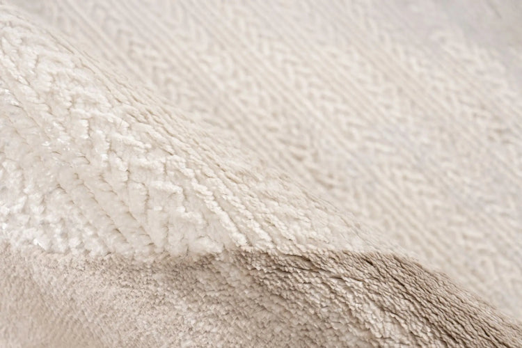 Hoogpolig tapijt - Wexford Beige / Cream Stripes