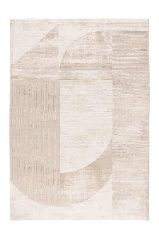 High-Pile Rug - Wexford Beige / Cream Stripes