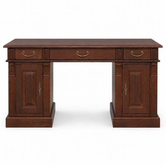 Desk - Newman - Solid Oak - 150 x 75 x 80 cm - Oak