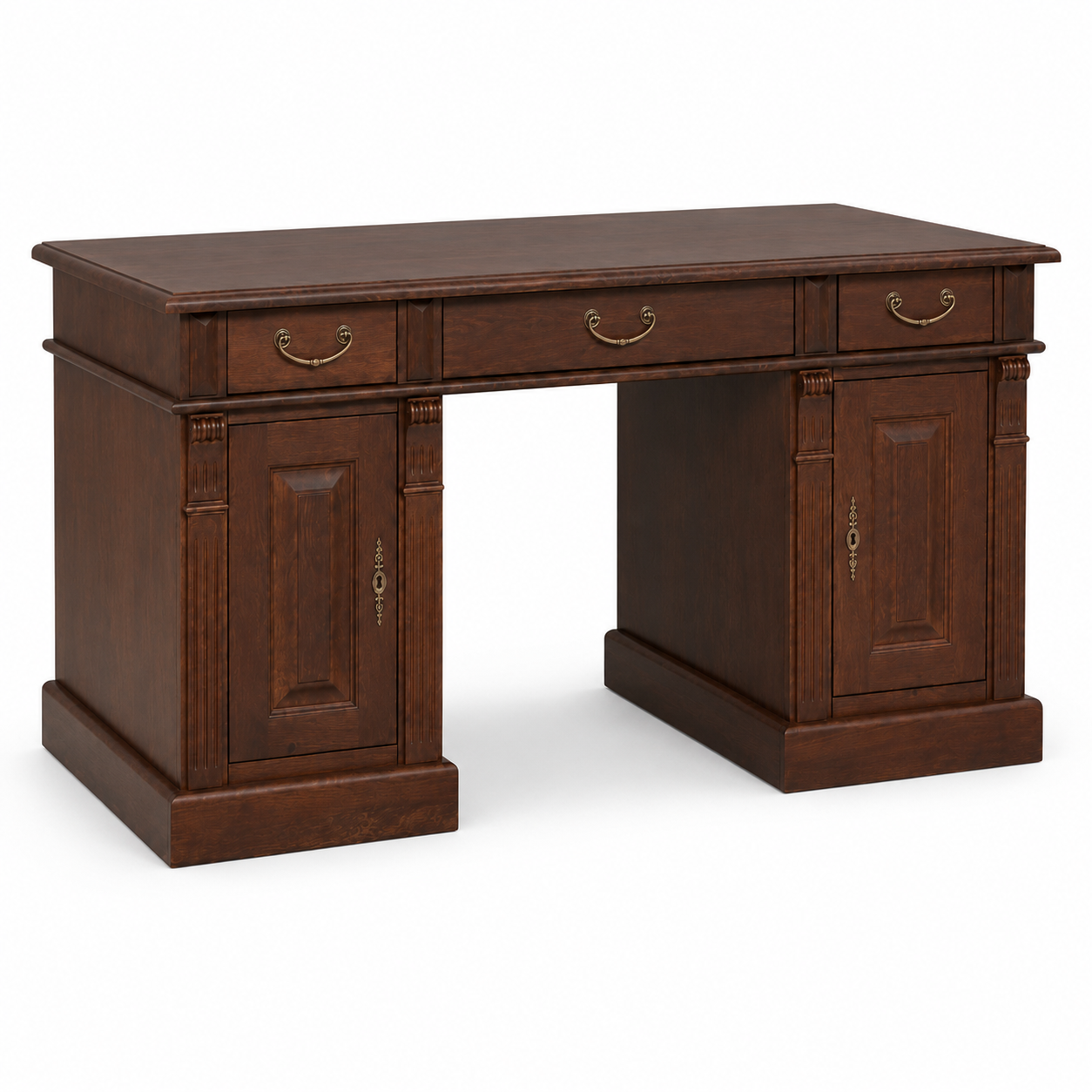 Desk - Newman - Solid Oak - 150 x 75 x 80 cm - Oak