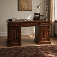Desk - Newman - Solid Oak - 150 x 75 x 80 cm - Oak