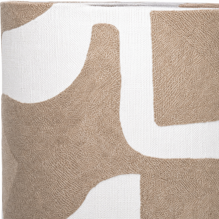 Table Lamp Niels 4349M Natural styled in modern luxury interior with natural light, Harlequin Orange shade complementing contemporary room decor by Marcottestyle