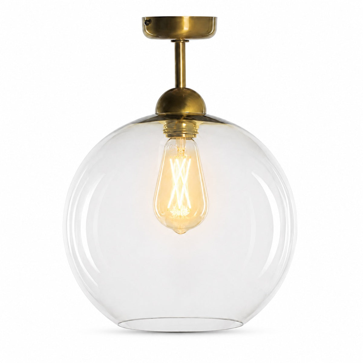 Ceiling Lamp Nita 9068T - Gold (brass) - Lights on | Marcottestyle