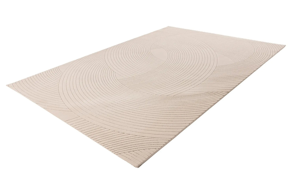 Kurzflor-Teppich - Ysera Taupe