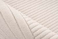 Low-Pile Rug - Ysera Cream Bands