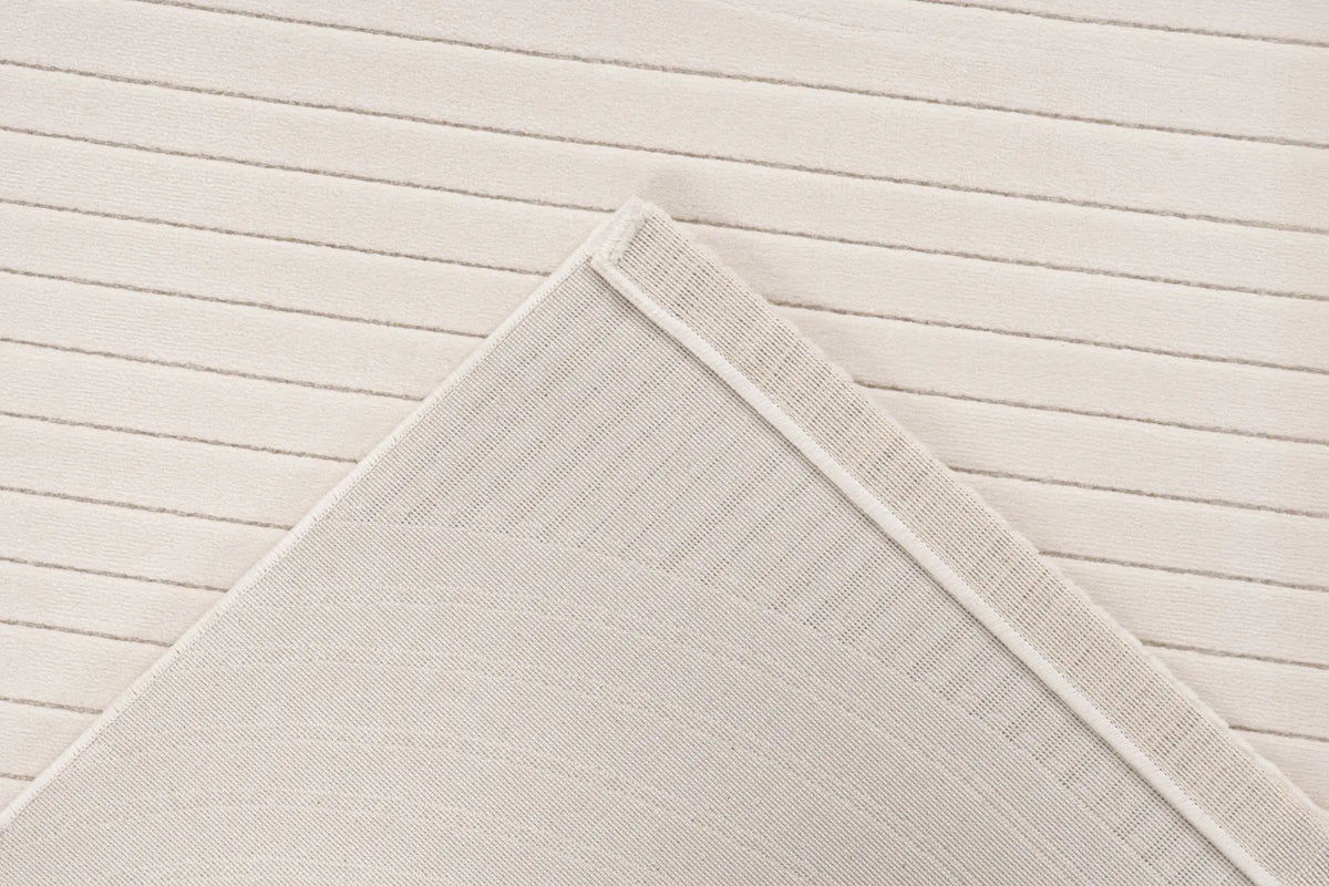 Kurzflor-Teppich - Ysera Cream Bands