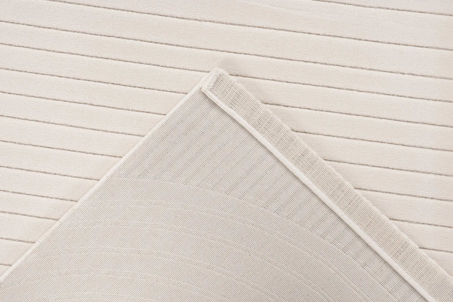 Low-Pile Rug - Ysera Cream Bands