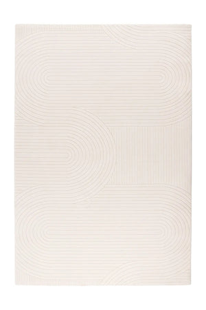 Low-Pile Rug - Ysera Cream Bands