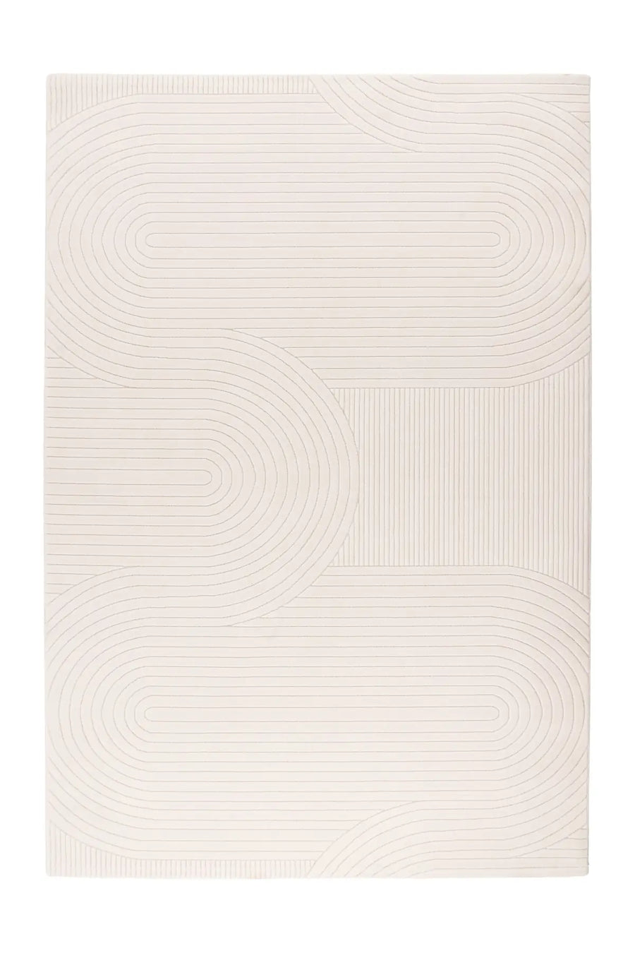 Low-Pile Rug - Ysera Cream Bands