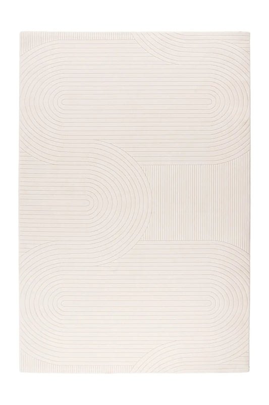 Low-Pile Rug - Ysera Cream Bands