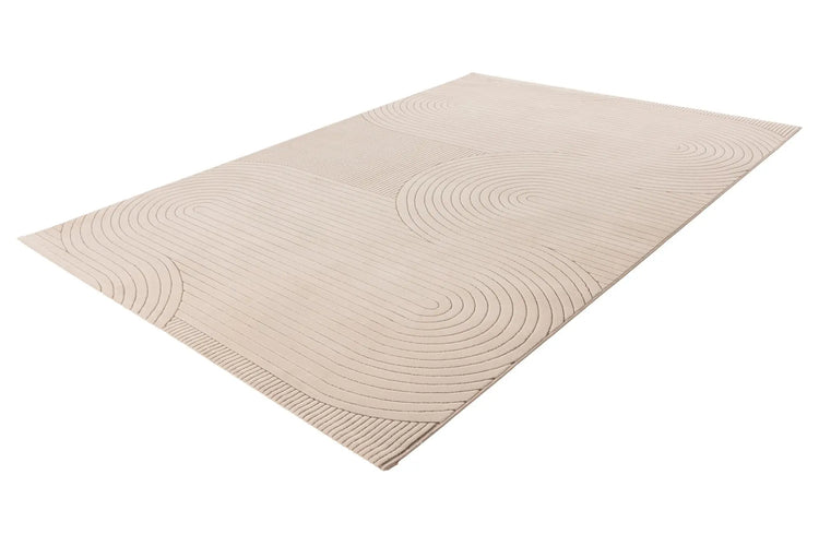 Low-Pile Rug - Ysera Taupe Bands