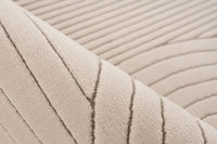 Low-Pile Rug - Ysera Taupe Bands