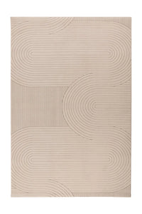 Low-Pile Rug - Ysera Taupe Bands